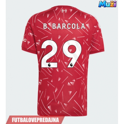 Lacne Muži Futbalové dres Liverpool Bradley Barcola #29 2026-27 Krátky Rukáv - Domáci